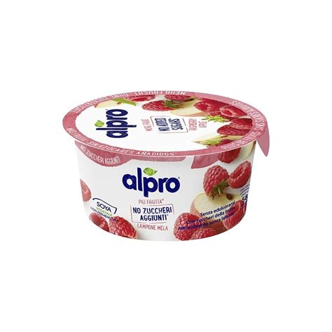 Alpro More Fruit Yogurt Vegetale Di Soia Lampone Mela Pi Frutta G