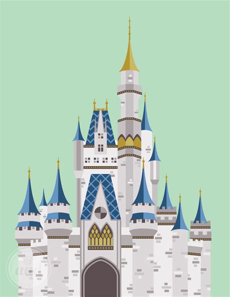 Disney World Castle Drawing at PaintingValley.com | Explore collection ...