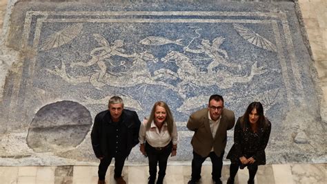 El Mosaico Romano De El Forau De La Tuta De Artieda Zaragoza Ya Puede