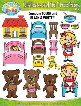 Goldilocks And The Three Bear Clipart