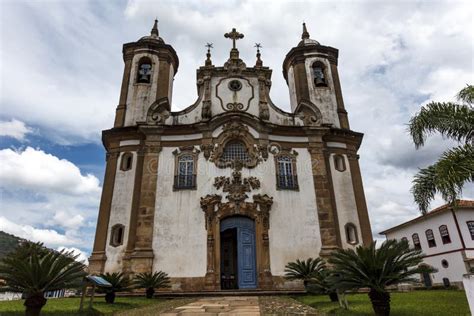 Exterior Of The Church Of Our Lady Of Mount Carmel In Ouro Preto Minas