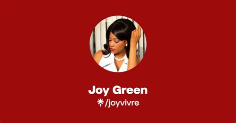 joy green instagram tiktok linktree