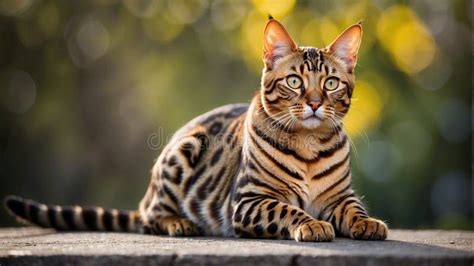 Majestic Bengalb Exploring The Beauty Of The Exotic Cat Breed Stock