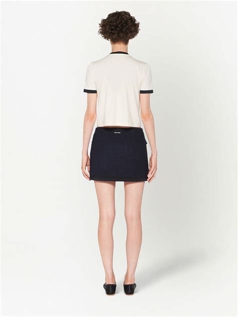 Miu Miu Sail Club Cotton T Shirt Farfetch