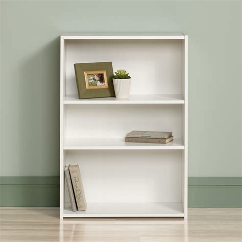 Sauder Beginnings 3 Shelf Bookcase Highland Oak Finish