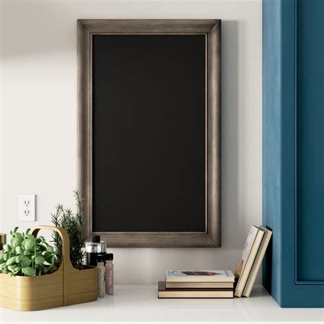 Gracie Oaks Large Wall Mounted Decorative Chalkboard And Reviews Wayfair