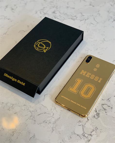 Idesign Gold为梅西推出黄金定制款iphone手机 配件 足球鞋足球装备门户enjoyz足球装备网