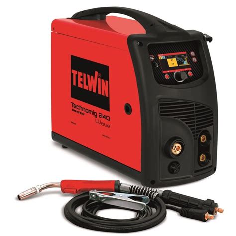 Inverter Welding Machine MIG MAG TELWIN Technomig 240 Wave