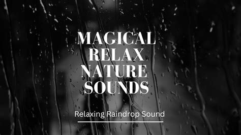 Relaxing Raindrop Rain Sound For Calming And Yoga Magical Relax