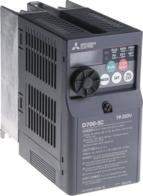 FR D720S 025SC EC Mitsubishi Electric Mitsubishi Inverter Drive 0 4