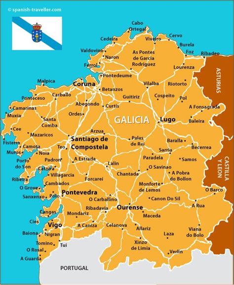 Map of Galicia Spain Travel, Europe Travel, Celtic Nations, Southern ...