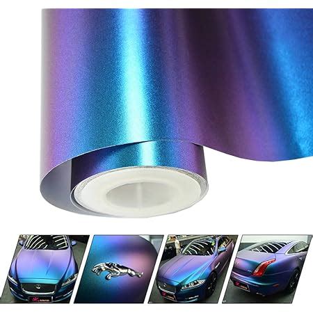 Vinyl Frog Chameleon Vinyl Wrap Matte Metallic Vehicle Film Purple To