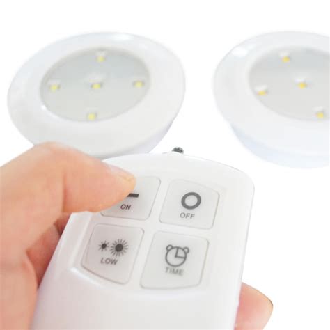 wireless remote control bright led night light battery powered ceiling ...