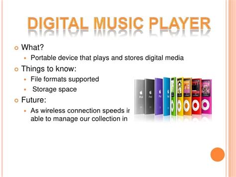 Digital audio formats