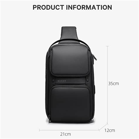 Bange New Big Capacity Multifunction Usb Oxford Sling Bag Bange