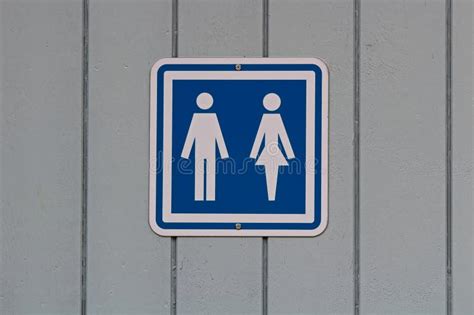 Gender Neutral Restroom Sign Editorial Image Image Of Occupied