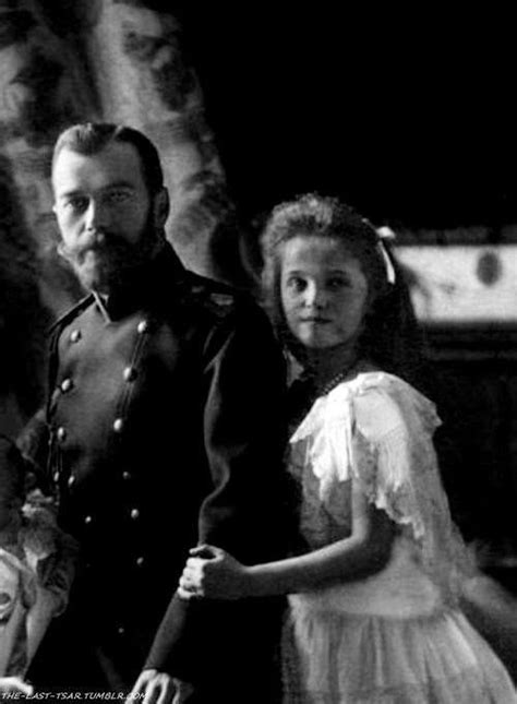 Grand Duchess Olga With Father Tsar Nicholas Ii Tsar Nicholas Ii Tsar Nicholas Grand