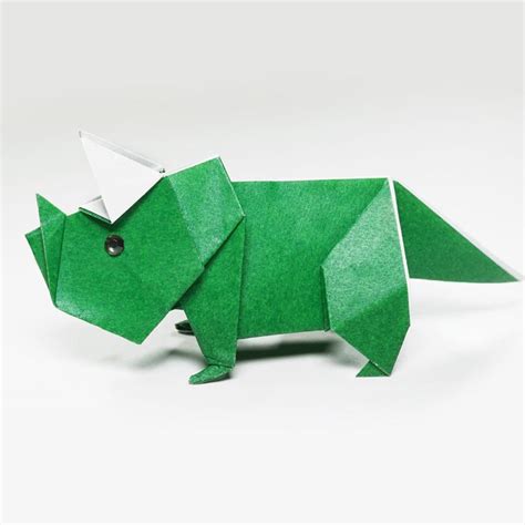 Origami Dinosaur Triceratops Fernando Gilgado Gomez Paper Crafts