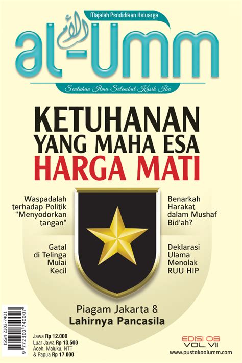 Ketuhanan Yang Maha Esa Harga Mati – Majalah al Umm