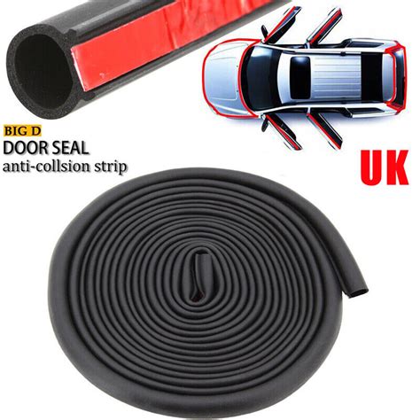 Big D Shape Door Window Rubber Seal Strip Weatherstrip For Car Auto