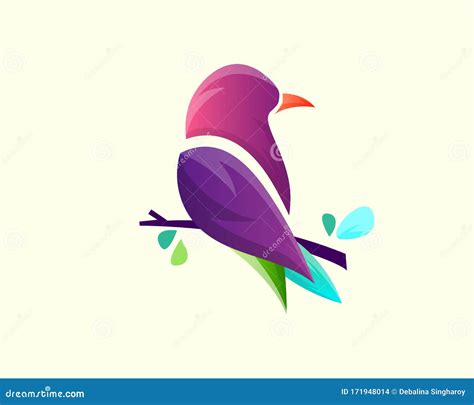 Abstract Bird Logo Design Vector Template. Creative Bird Logo Design Stock Vector - Illustration ...