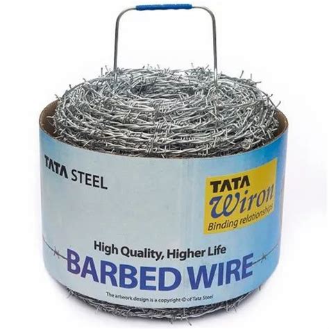 Galvanized Tata Wiron 25x25 Mm Gi Barbed Wire At ₹ 3450kg In Mumbai