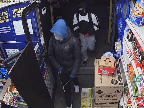 Cctv Appeal After Knife Wielding Robbers Target Premier Shop In Bedford