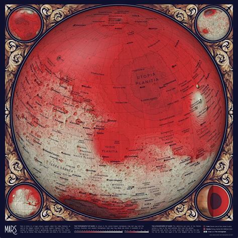 The Topography Of Mars Full Size Version