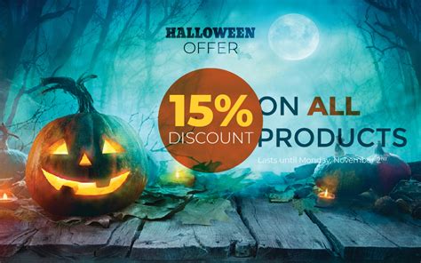 Halloween Is Here 15 Discount On All Orders