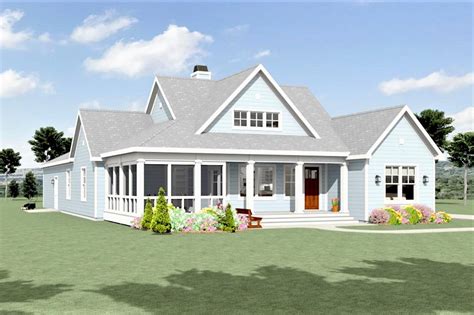 Modern Farmhouse Plan with Attached Garage In Back - 28933JJ ...