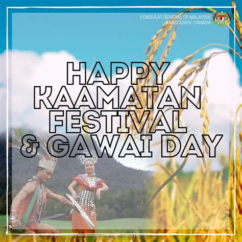 Happy Kaamatan Festival And Gawai Day 2024 News From Mission