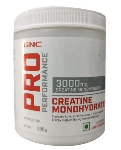 Powder Gnc Pro Performance Creatine Monohydrate 3000mg Supplement Non Prescription Packaging