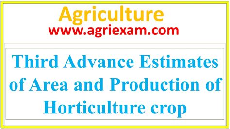 Horticulture Production 2016 17 Agri Exam Is A Easy Way Of