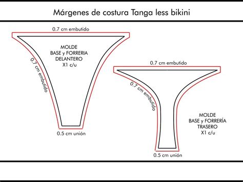 Molderia Imprimible Tanga Less Bikini Moldes En Casa