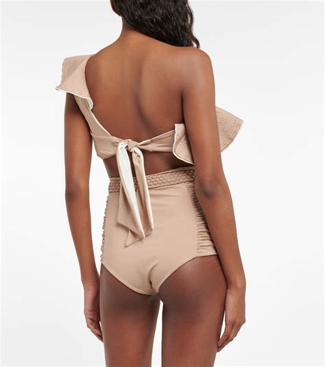 Haut De Bikini Adriatic Sailing En Beige Johanna Ortiz Mytheresa