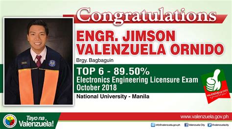 Valenzuelacity On Twitter Congratulations Jimson Valenzuela Ornido