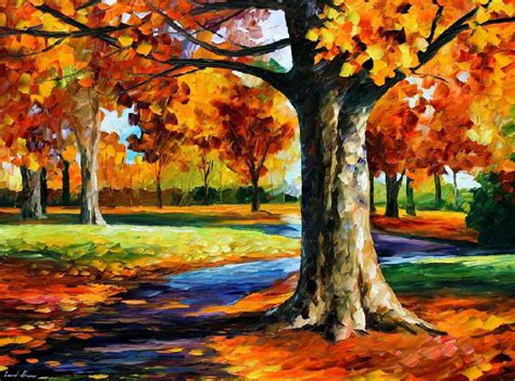 Autumn Oil Painting Wallpapers Wallpaper Cave