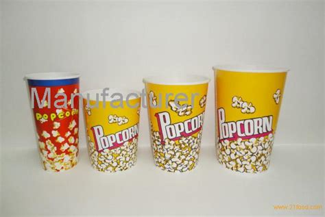 Hot Sell Disposable Paper Popcorn Bucket China Oem Price Supplier 21food