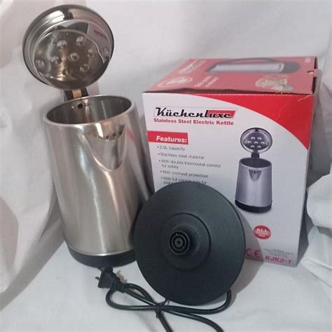 Kuchenluxe 2 0 Liters Stainless Steel Electric Kettle Limited Stock