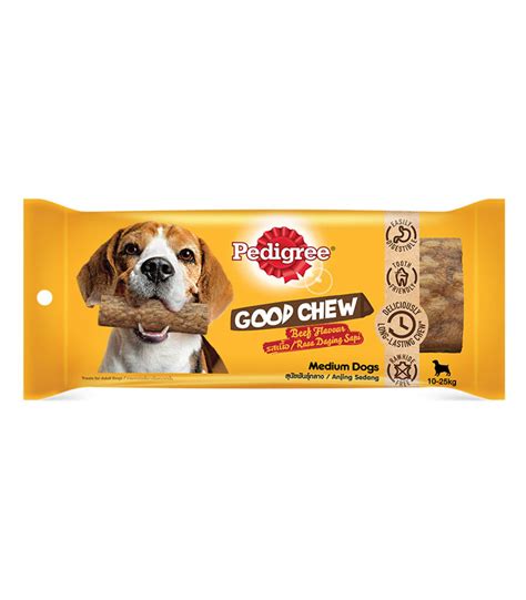 Pedigree Good Chew Beef Flavor For Medium Dogs 10 25kg 83g Dog Treats