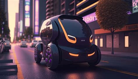 premium ai image  electric car   word auto   front