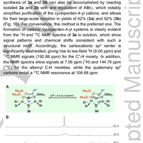 Fluxional Behavior Of 3b A Rapid Degenerate 1 2 Shift Observed For