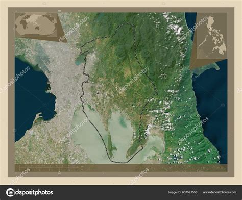 Rizal Province Philippines High Resolution Satellite Map Corner