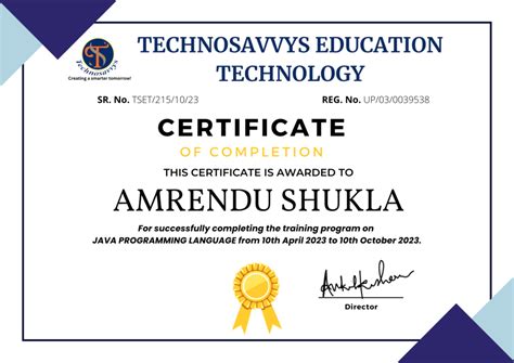 certification  technosavvys education technology