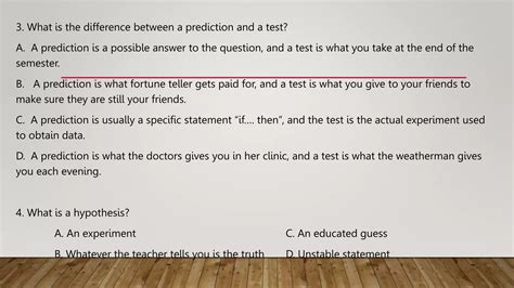 Quarter Week Describe The Components Of Scientific Investigation Pptx