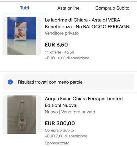 Ferragni L Impennata Dei Prezzi Dei Suoi Prodotti Su EBay Fino A