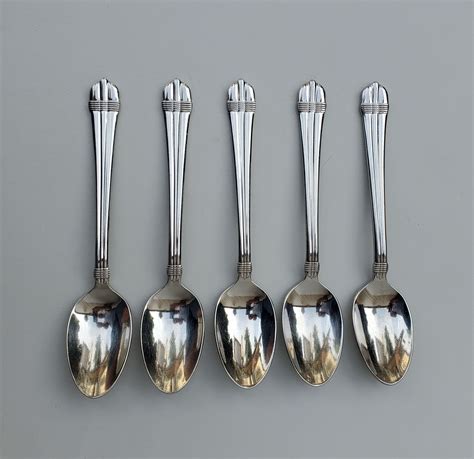 Hampton Silversmiths Odyssey Pattern 18 10 Stainless Set Of 5 Soup