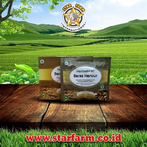 Herba Drink Beras Kencur G Star Farm Star Farm International