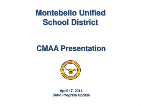 PPT - Montebello Unified School District PowerPoint Presentation, free ...