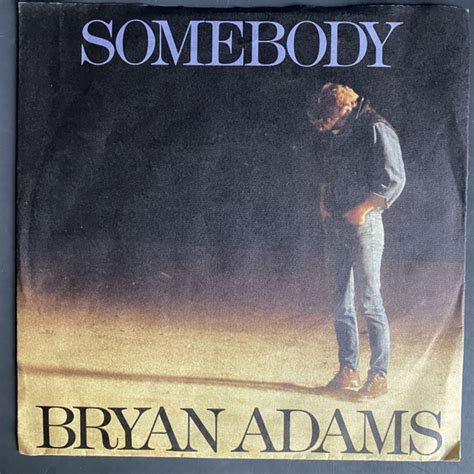 Bryan Adams Somebody NM 1984 Сингл Винил купить с доставкой по